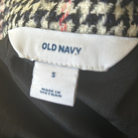 Women Sz S/P wool blend houndstooth print business casual attractive blazer coat - Picture 15 of 15